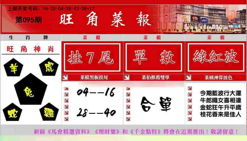 095期旺角菜报[图]